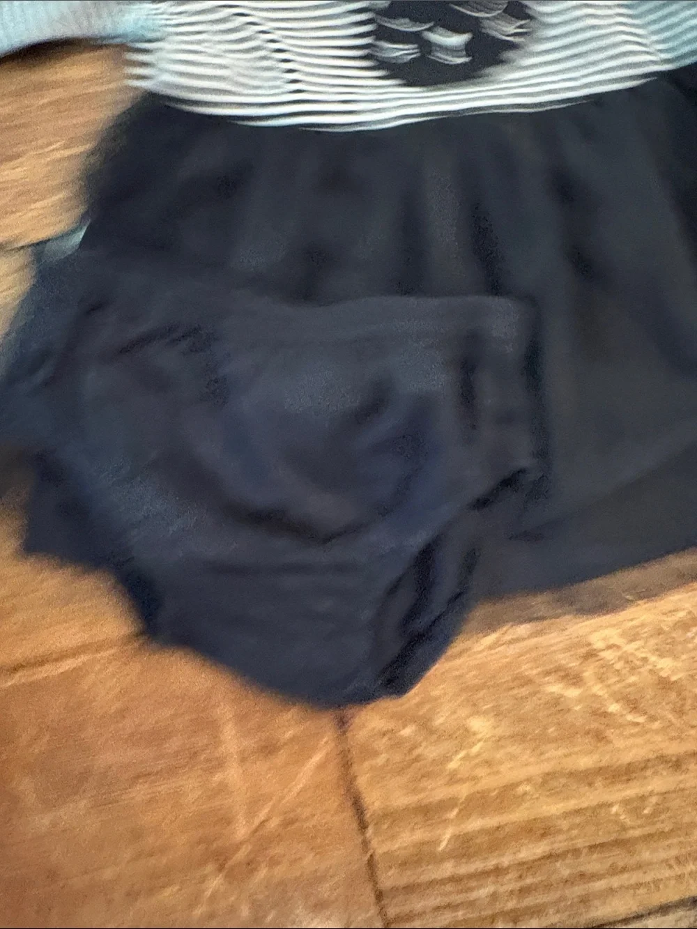 Striped Long-Sleeve Black Tulle Cat Dress for Kids NWOT